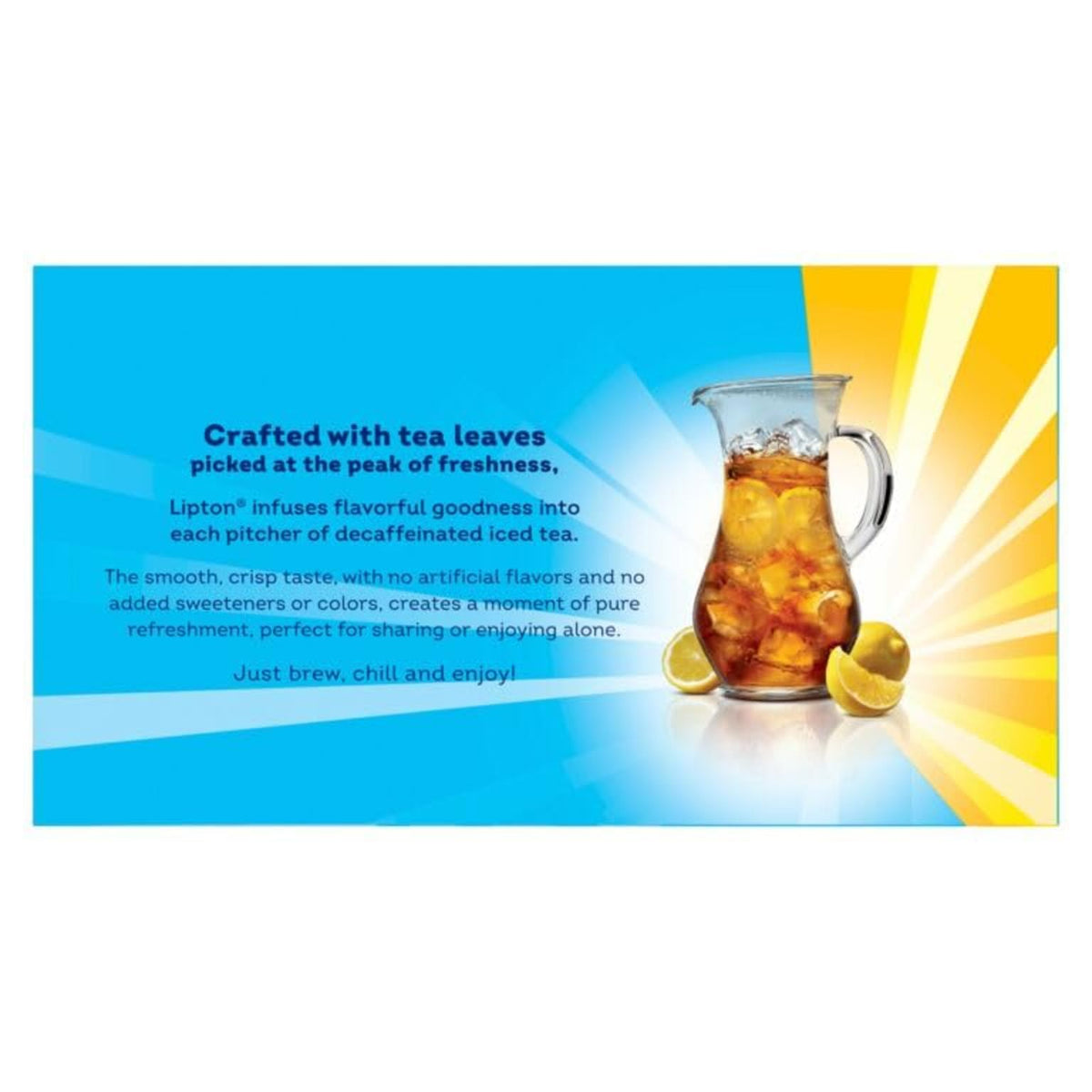 Lipton Unsweetened Iced Tea Bags — 48-Count Family Size (Pack of 3, 144 Tea Bags), Zero Calorie Black Tea