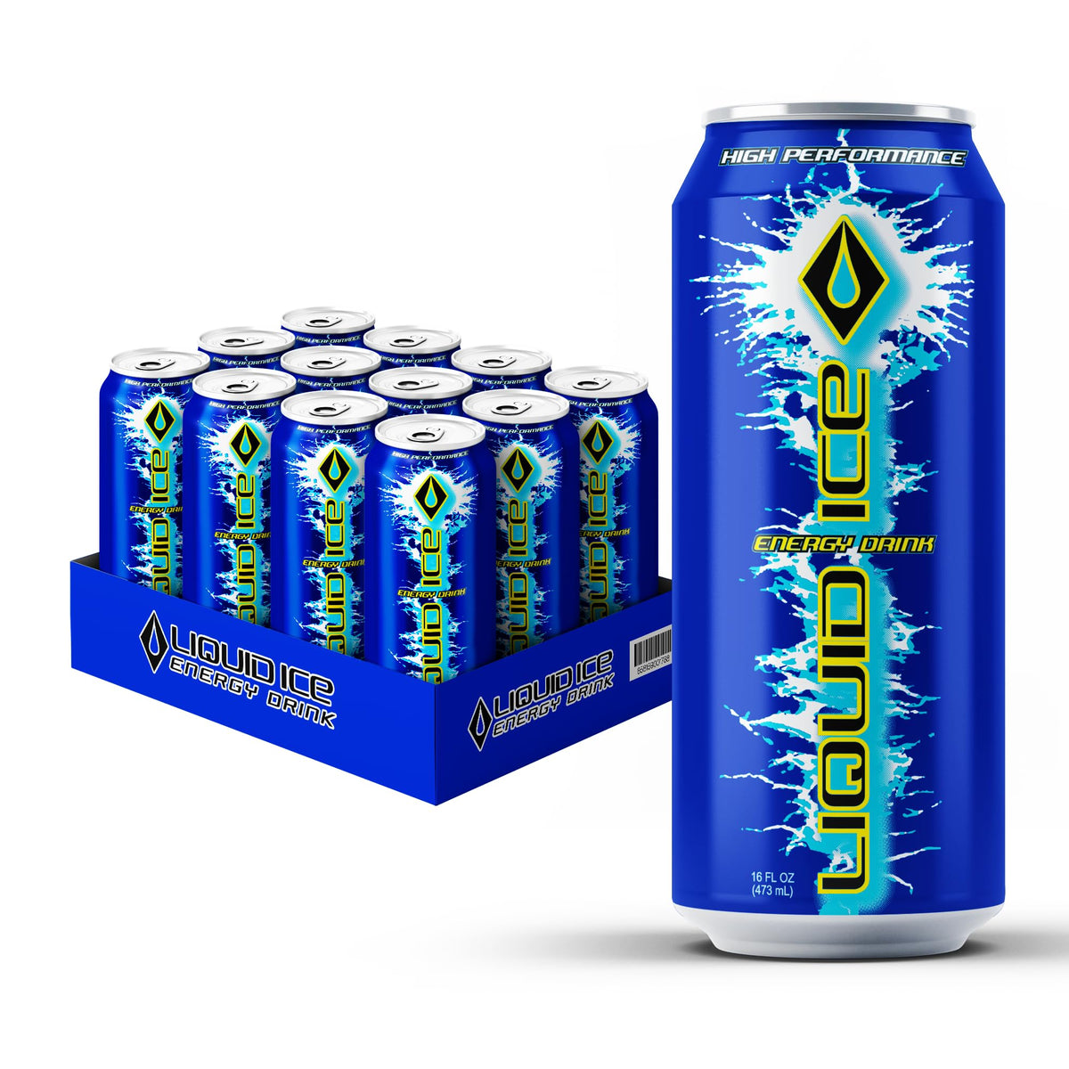 Liquid Ice Energy Drink - Arctic Berry (16 oz) | 12 Pack