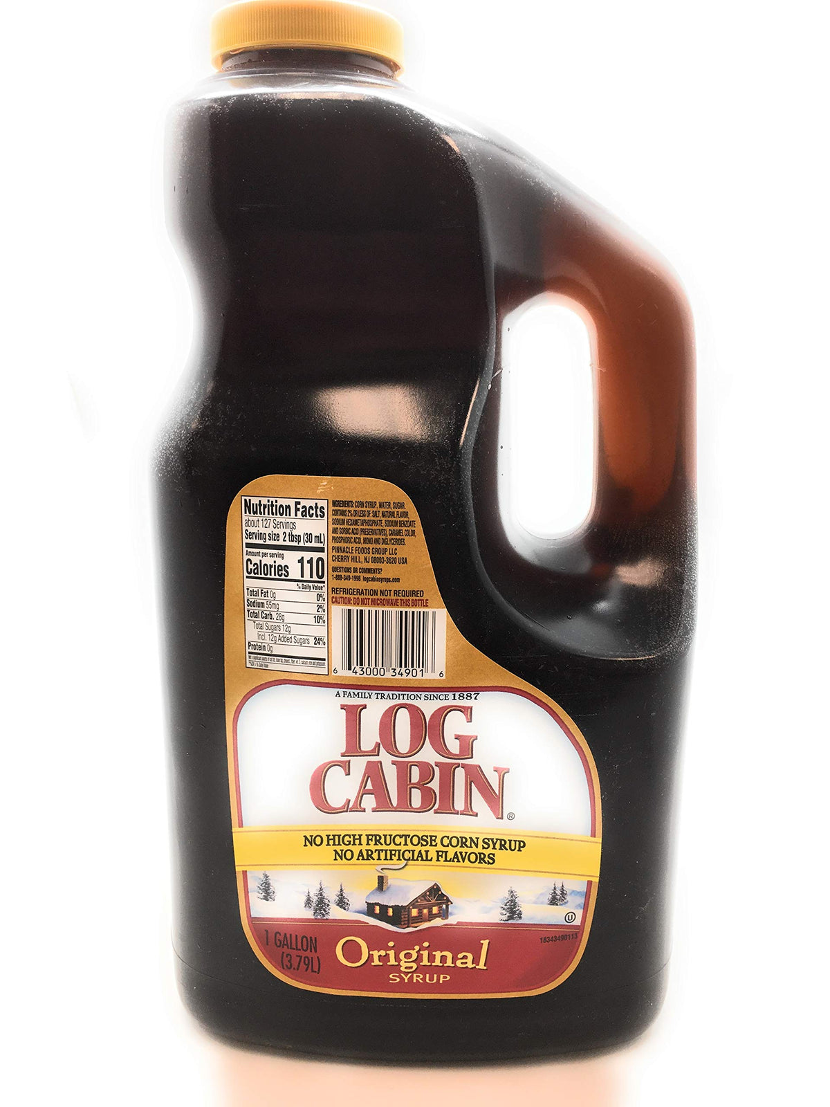 Log Cabin Original Syrup - 1 Gallon | Rich Maple Flavor, No HFCS