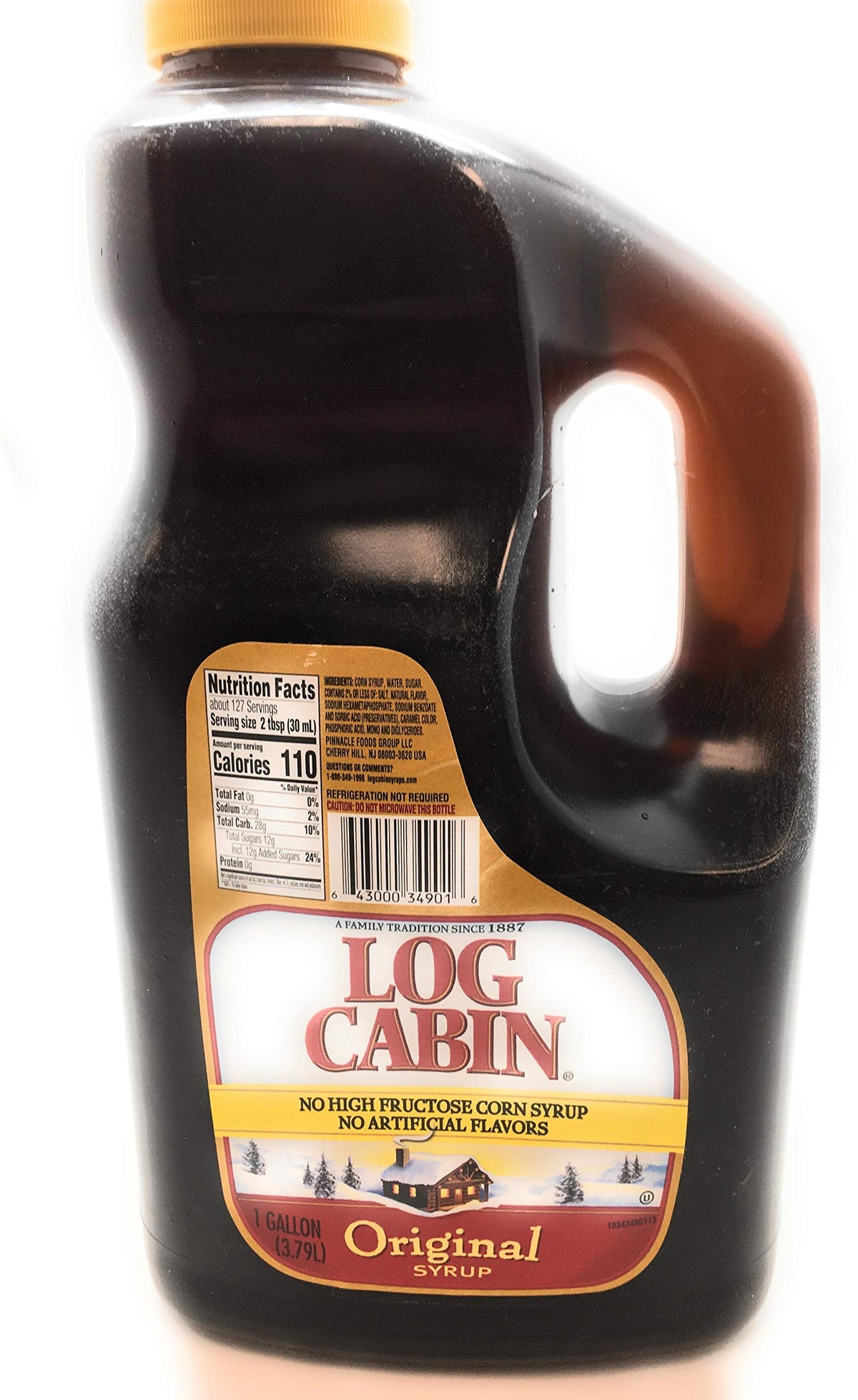 Log Cabin Original Syrup - 1 Gallon | Rich Maple Flavor, No HFCS