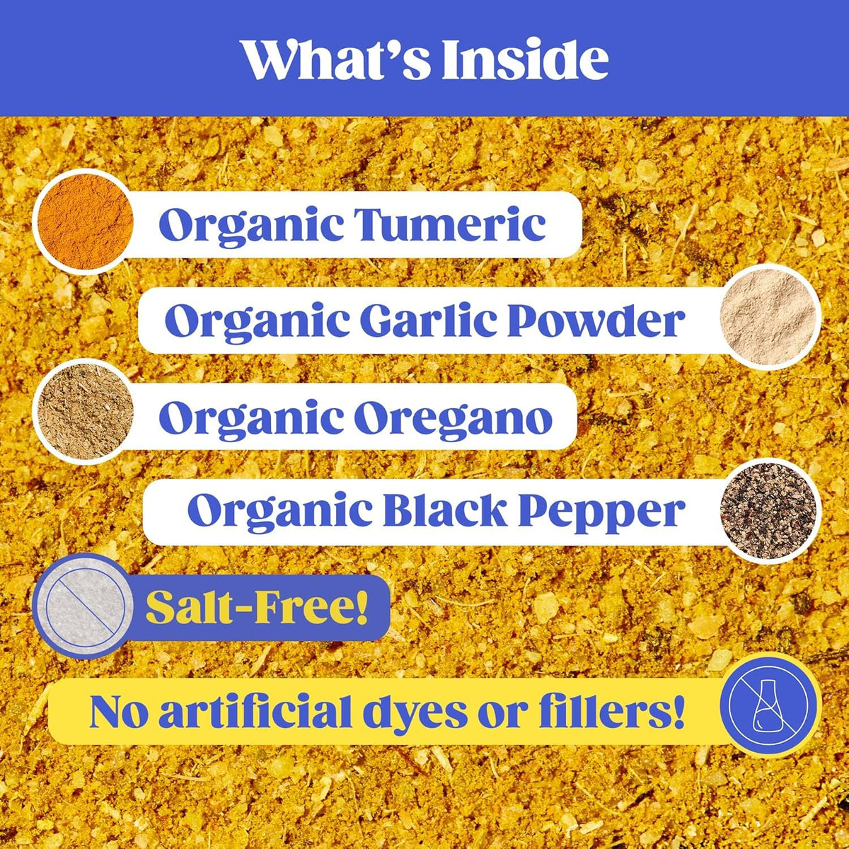 Loisa SALT FREE Adobo Seasoning – USDA Organic, No MSG, Bulk Bag