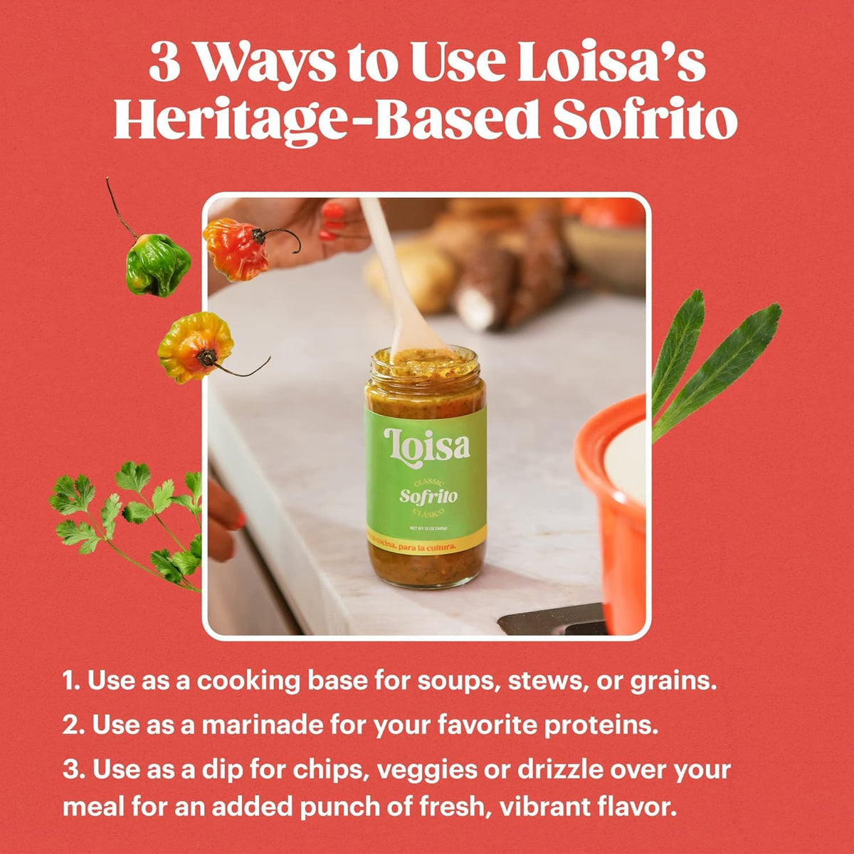 Loisa Sofrito Sampler 3-Pack: Classic, Rojo & Recaito | Pure Latin Flavor, Non-GMO