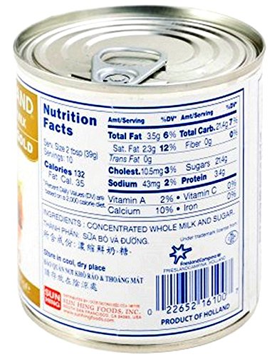 Longevity Sweetened Condensed Milk Gold - 14 oz x 4 Pack | Premium Dutch Milk
