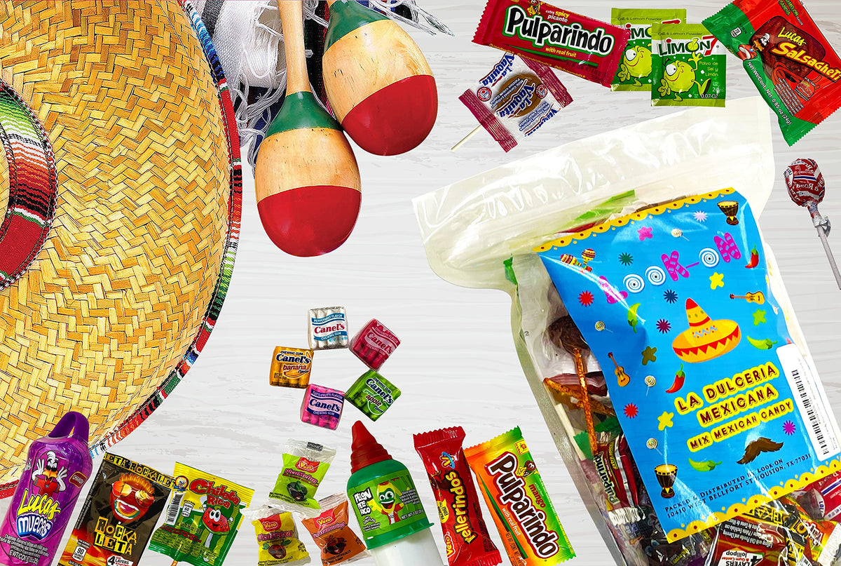 LookOn Mexican Candy Assortment Pack – 90 Count Spicy, Sweet & Sour Candies