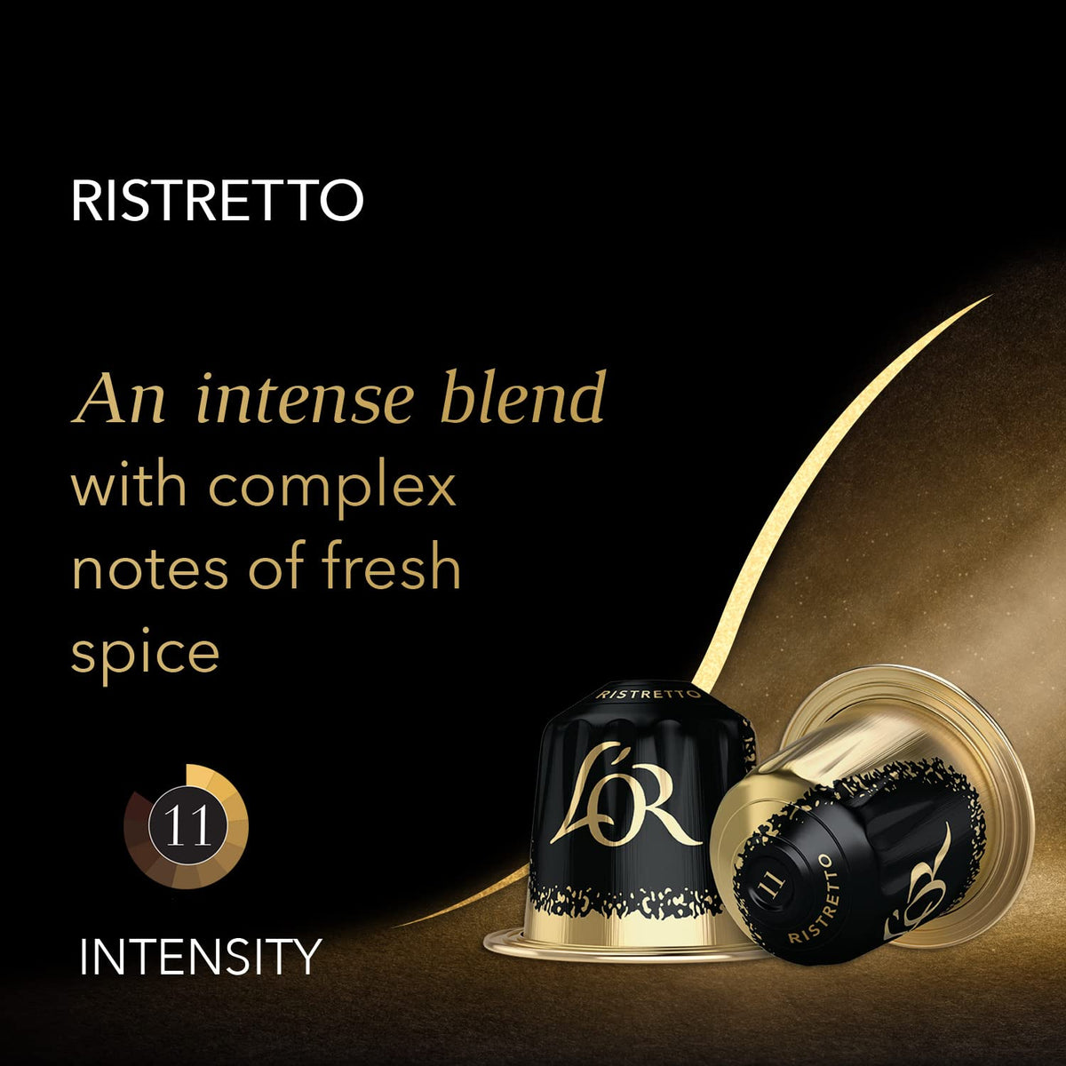 L'OR Espresso Capsules Ristretto, 50 Count – Compatible with L'OR BARISTA & Nespresso Original