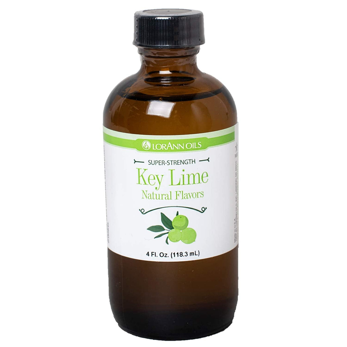 LorAnn Oils Key Lime Super Strength Flavor, 4 oz Bottle