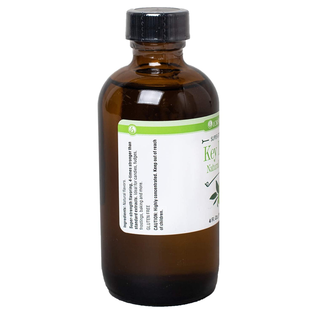 LorAnn Oils Key Lime Super Strength Flavor, 4 oz Bottle