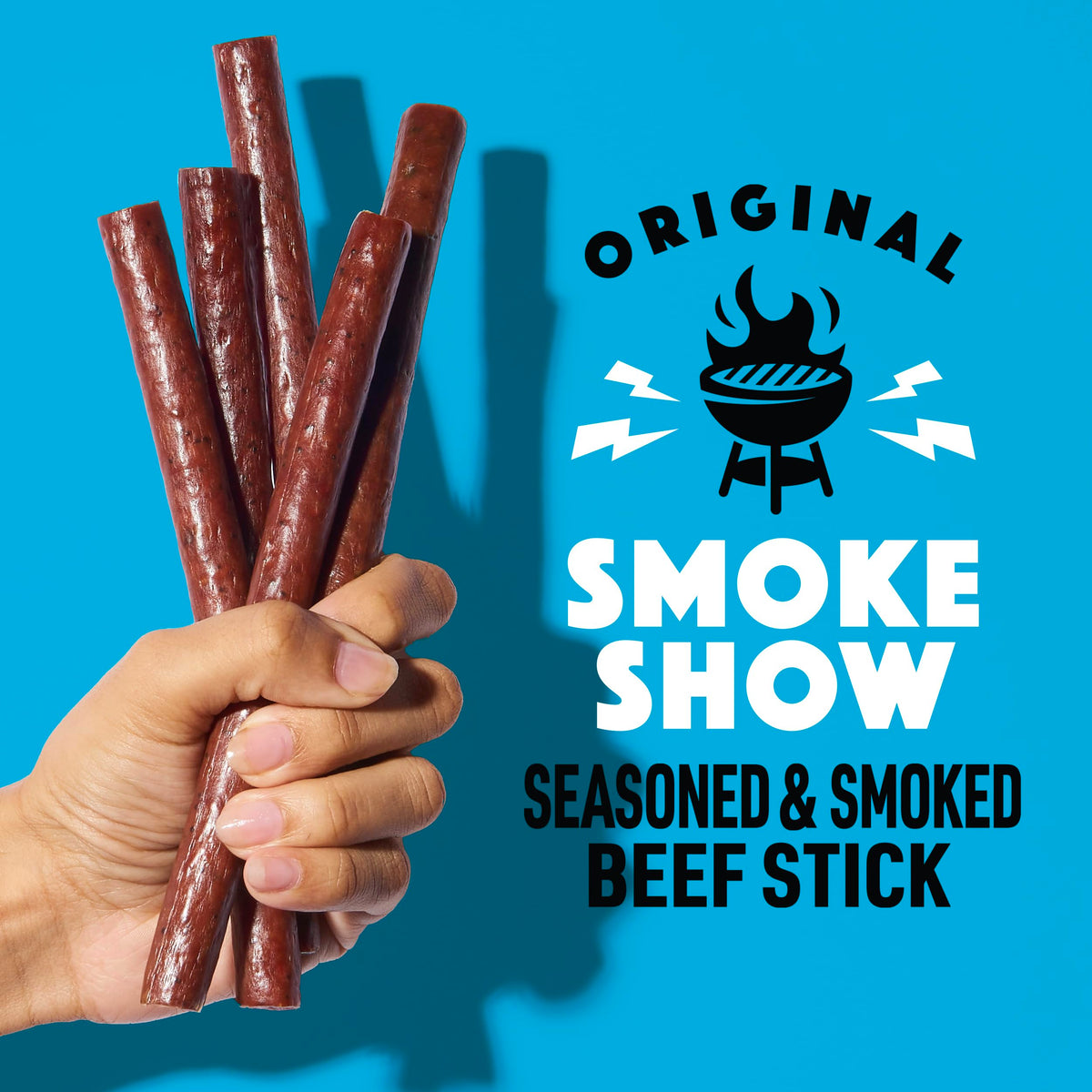 Lorissa's Kitchen Smoke Show Beef Sticks – 12 Pack, 1 oz Each | Allergen Free