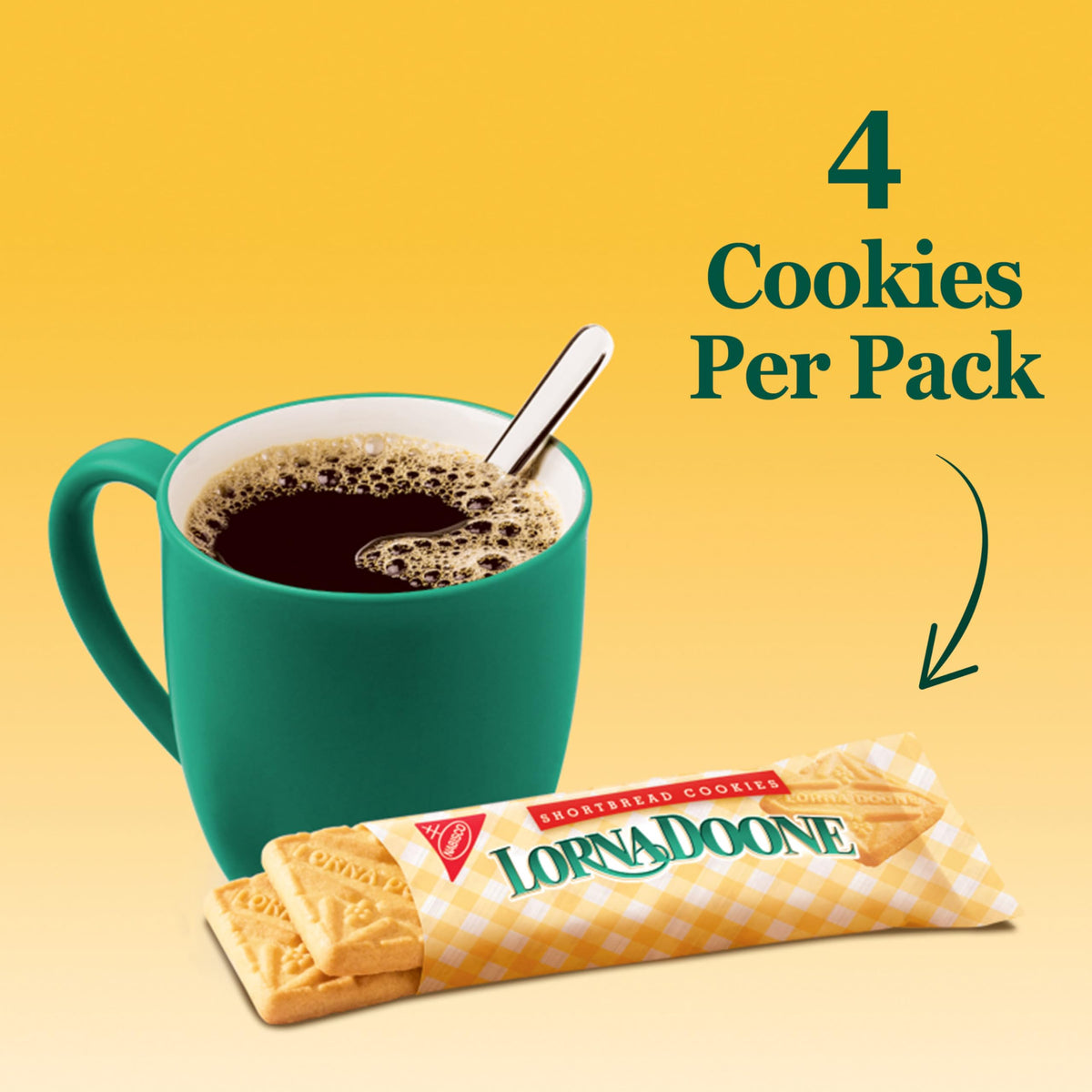 Lorna Doone Shortbread Cookies – Pack of 120, 1 oz Single-Serve Cookies