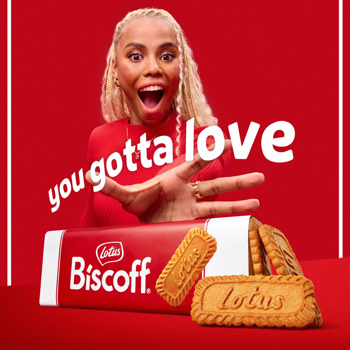 Lotus Biscoff Cookies – Caramelized Vegan Biscuit Snack (128 Cookies, 64 Two-Packs)