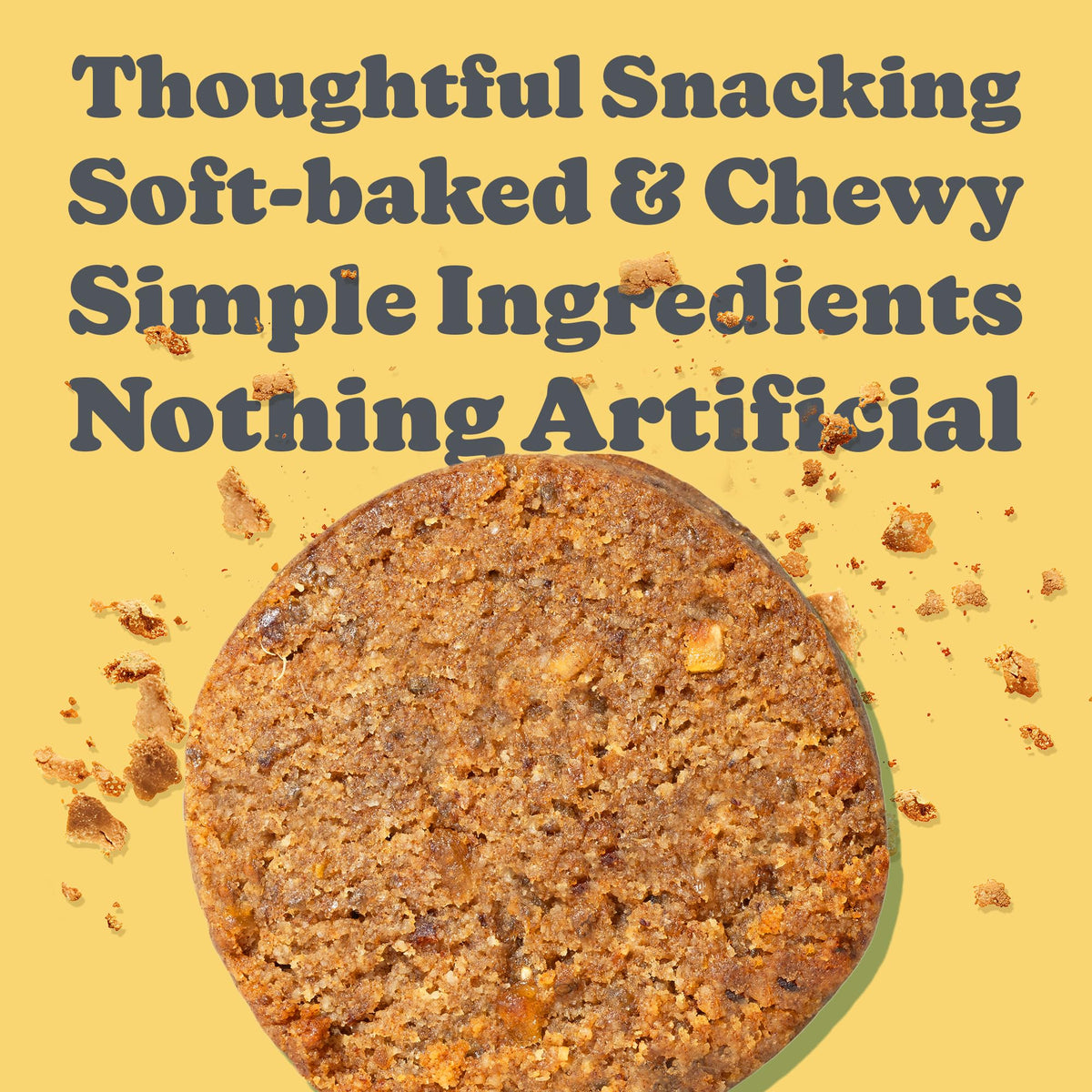 Love + Chew Superfood Soft Baked Cookies – Vegan, Gluten Free, Banana Bread, 7g Protein, 12 Pack