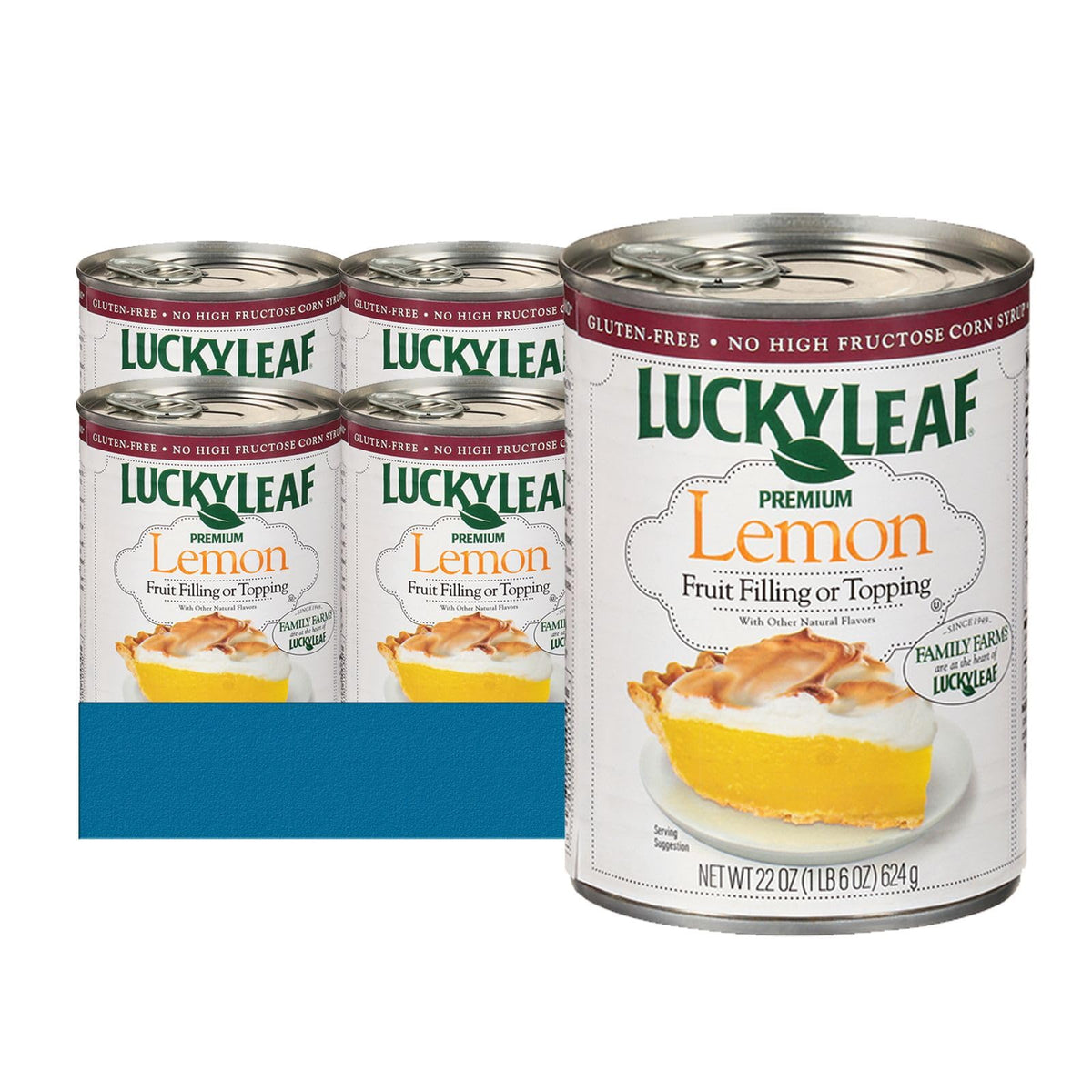 Lucky Leaf 4-Pack Premium Lemon Pie Filling Cans 22 oz + Lavinia Essentials Freebie