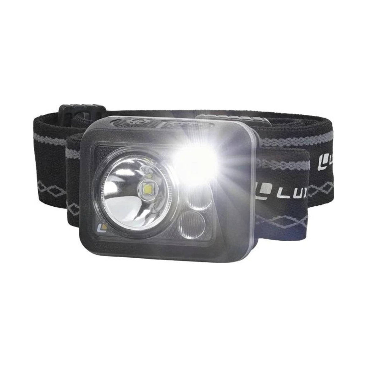 Luxpro LP738 Waterproof Multi-Color Ultralight LED Rechargeable Headlamp