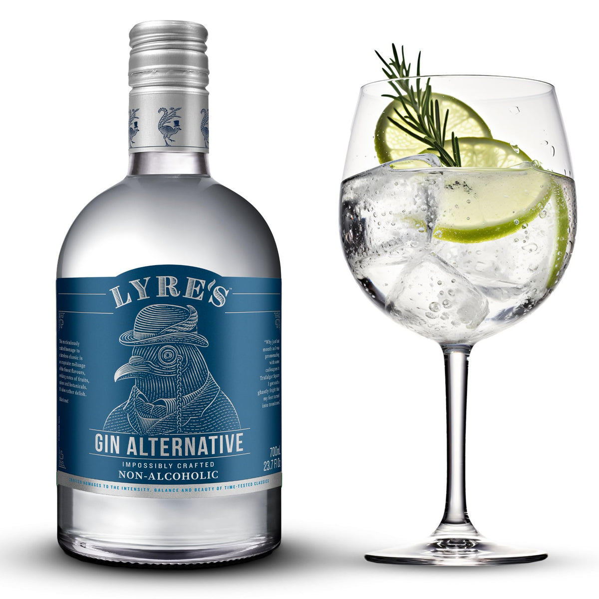 Lyre's Gin Alternative — Award-Winning Alcohol-Free London Dry Gin Substitute (23.7 oz)