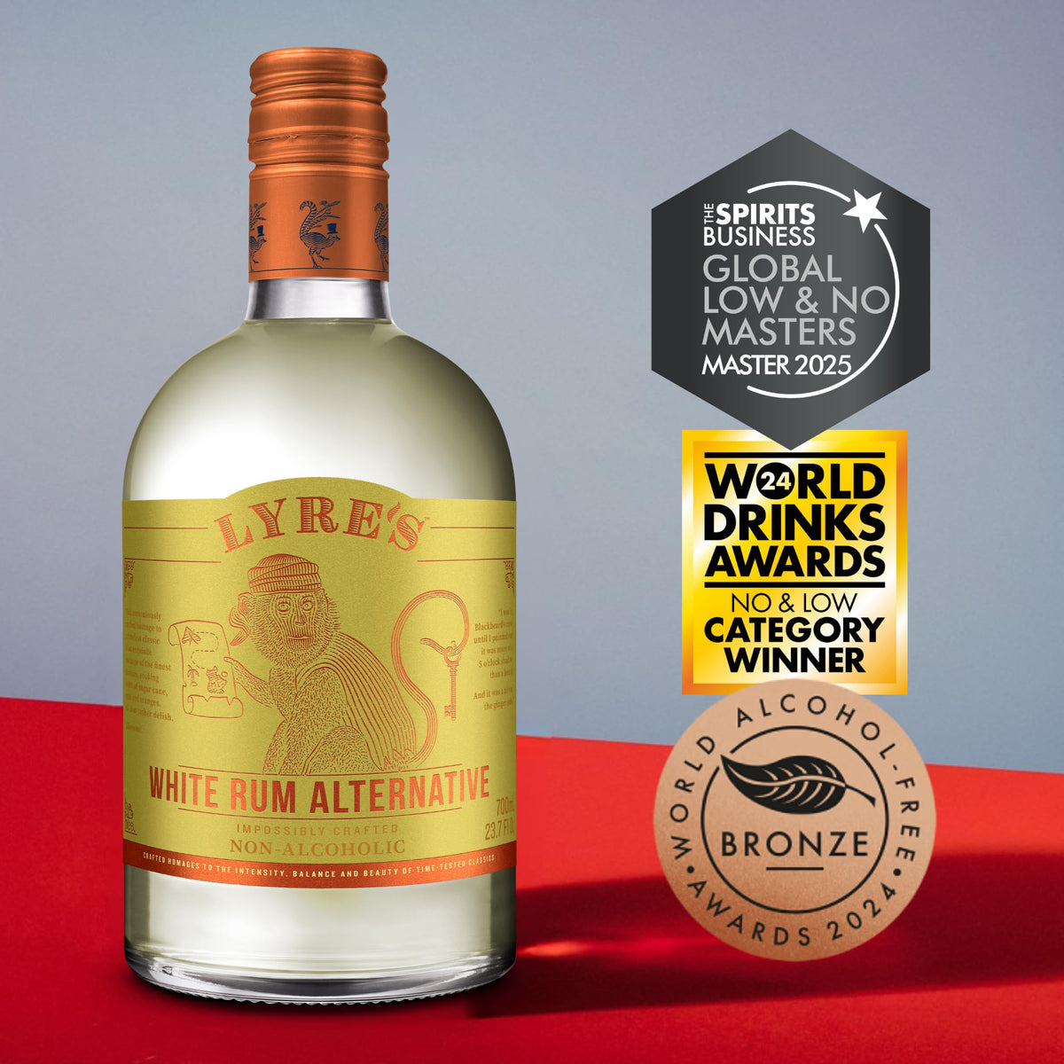 Lyre's White Cane Spirit – Award-Winning Non-Alcoholic White Rum Alternative (0% ABV) 700ml