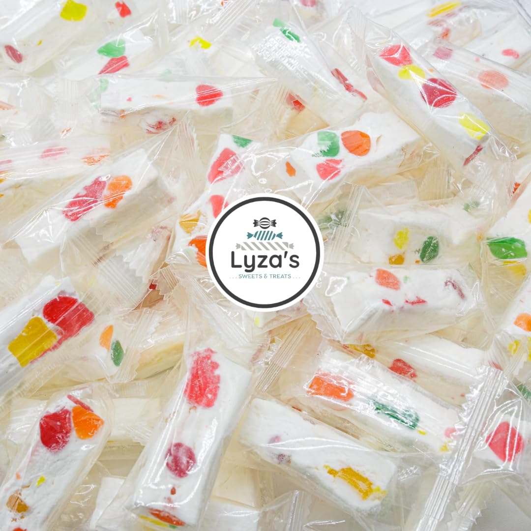 Italian Jujube Nougat Candies – Original, Soft & Chewy – 2.2 lb Bulk Bag | Lyza's Sweets & Treats