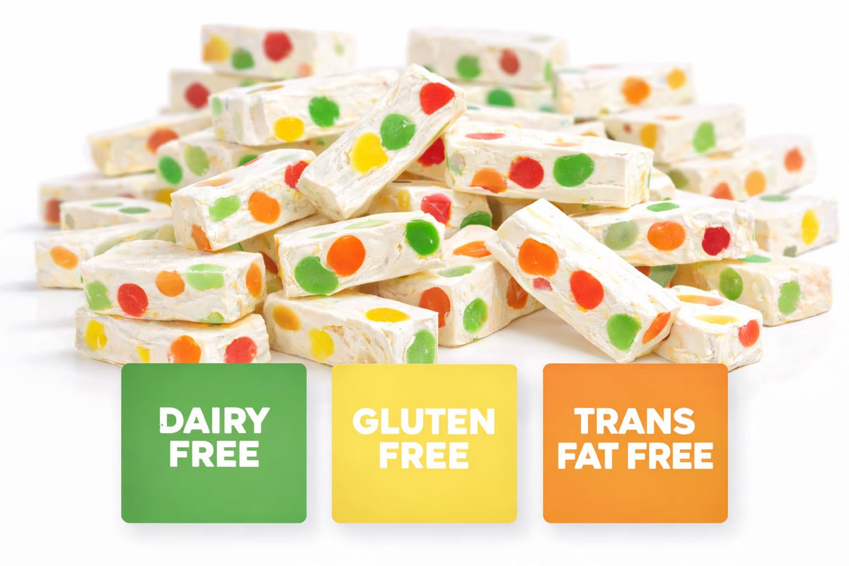 Italian Jujube Nougat Candies – Original, Soft & Chewy – 2.2 lb Bulk Bag | Lyza's Sweets & Treats