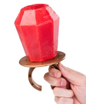 Lyza's Sweets & Treats Giant Ring Pop Gift – 1.5 lb Strawberry Ring Pop
