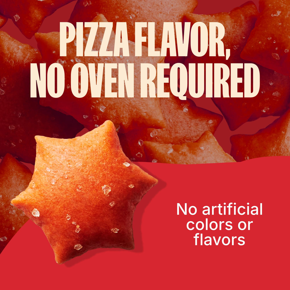 Made Good Star Puffed Crackers – Pizza Flavor, Gluten Free, Organic Snack Pack (6 Bags, 4.26 oz Each)