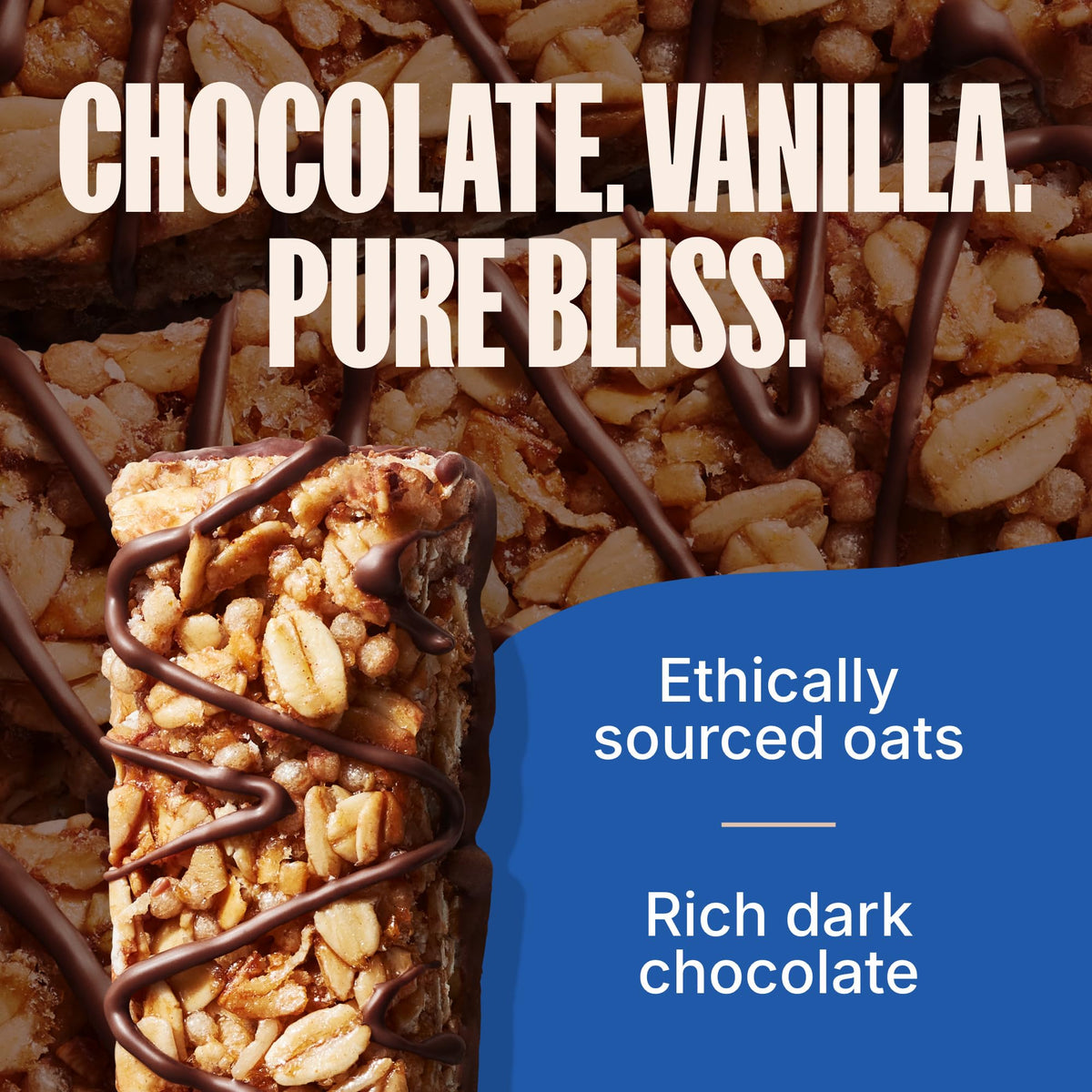 MadeGood Chocolate Drizzled Granola Bars, Vanilla – 30 Count, Bulk Gluten Free Snacks