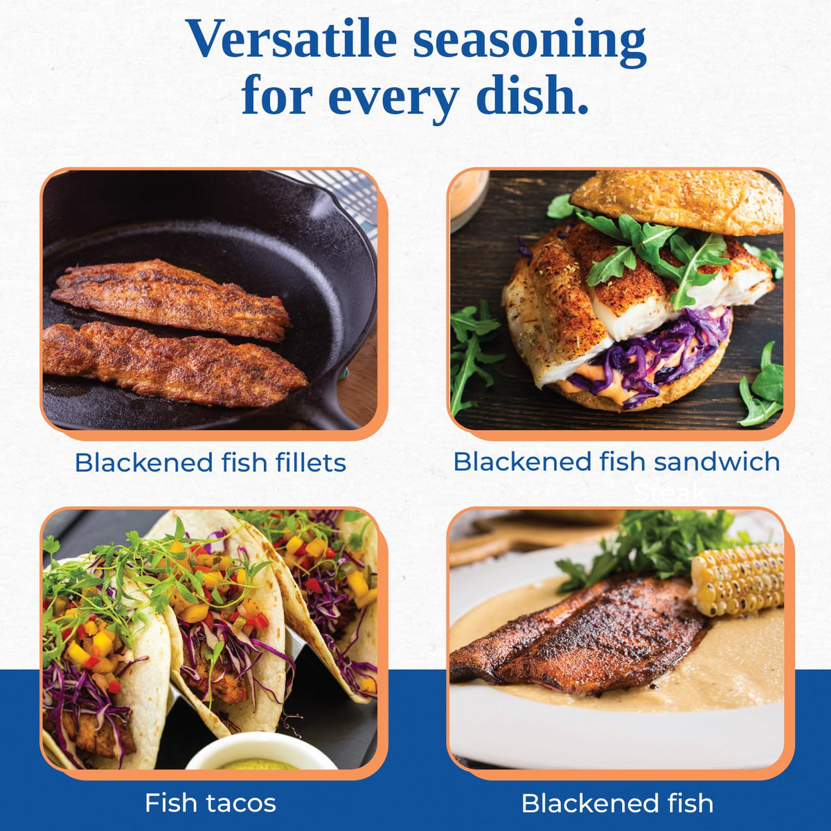 Magic Seasoning Blends Chef Paul Blackened Redfish Magic – Cajun Flavor, Gluten-Free, No MSG | 24 oz Canister