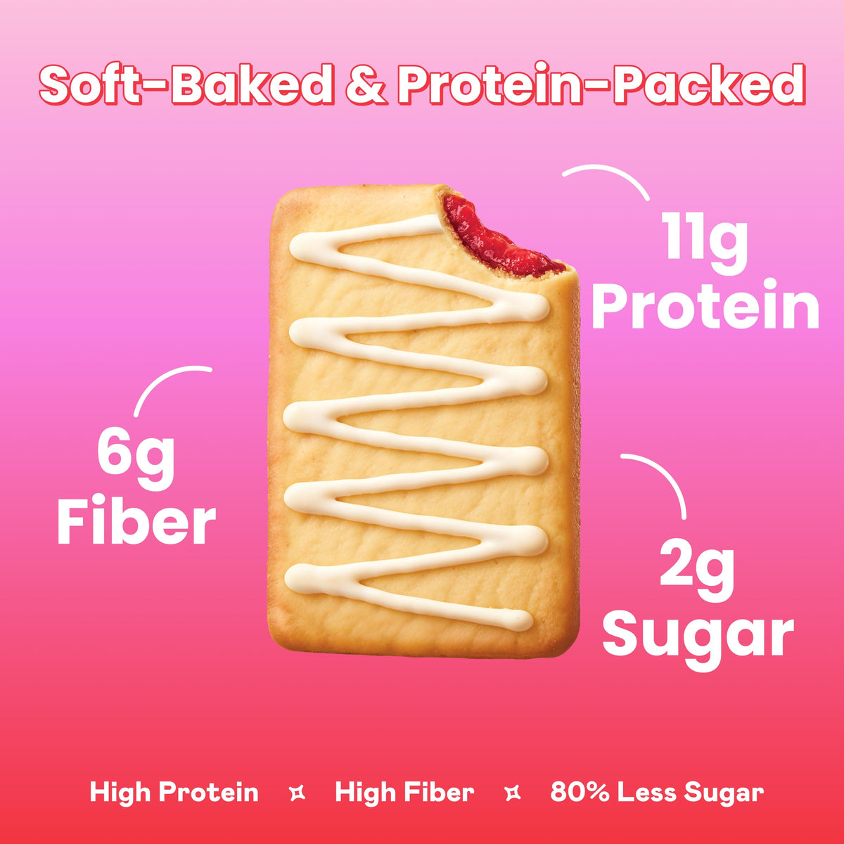 Magic Spoon Frosted Strawberry Pastries – 15g Protein, 4g Net Carbs, Gluten Free (3 Boxes)