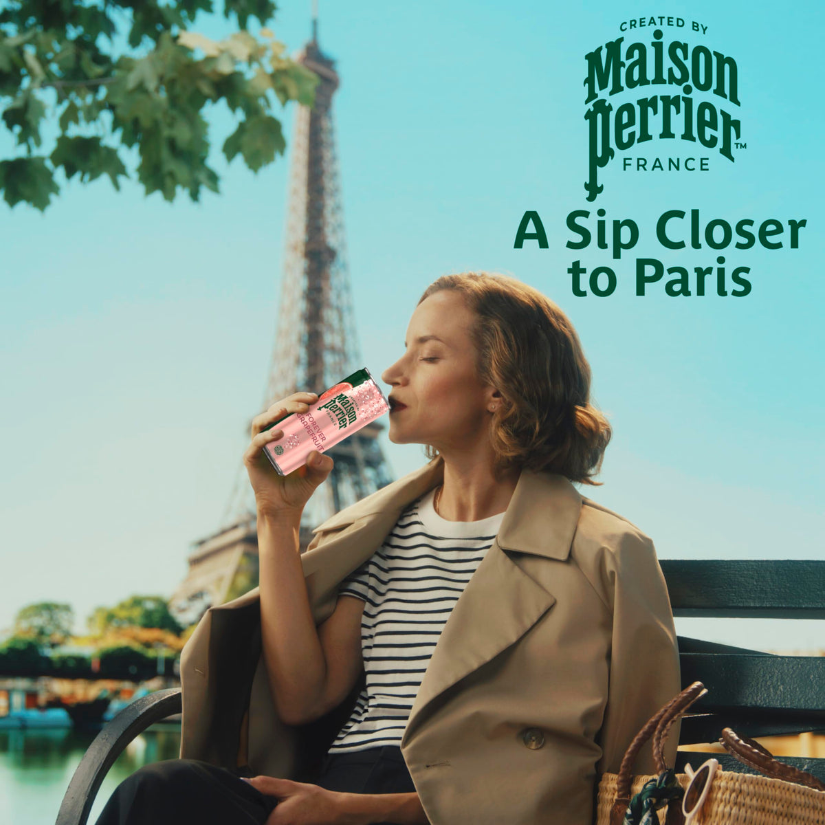 Maison Perrier Forever Grapefruit Sparkling Water - 11.15 fl oz Cans, 3-Pack (24 Cans), Zero Calories
