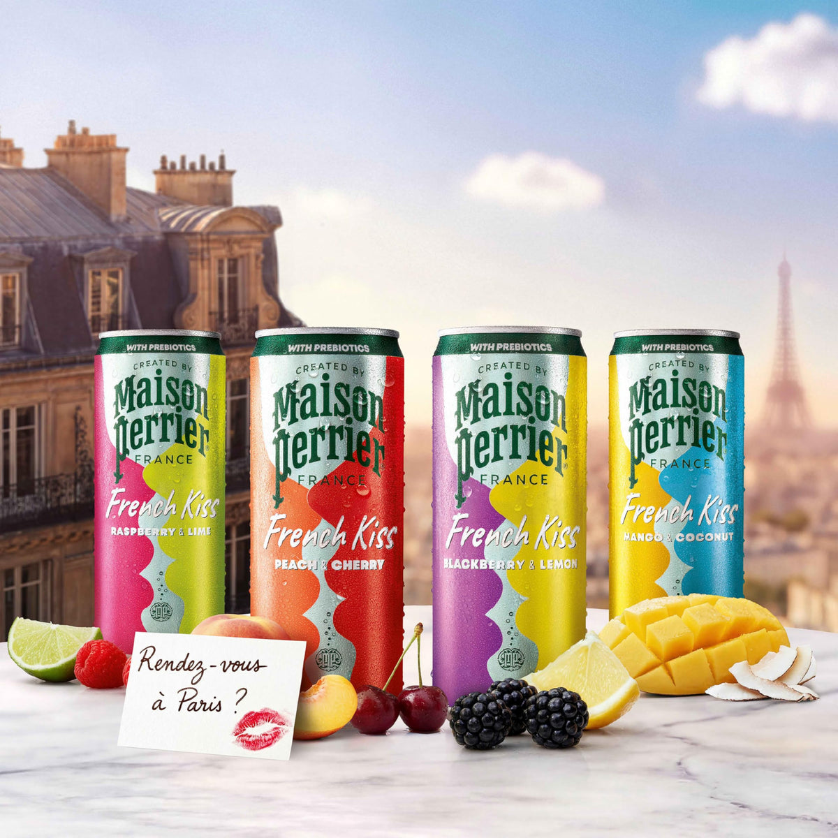 Maison Perrier French Kiss Mango & Coconut Sparkling Juice – 24 Pack