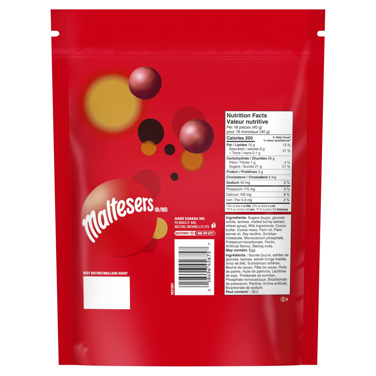 Maltesers Celebration Size Stand-Up Pouch, 650g | Shareable Malt Chocolate Treats