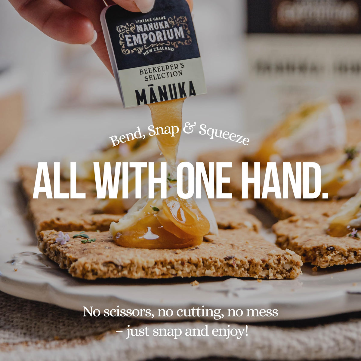 Manuka Emporium Raw Manuka Honey Packets MGO 263+ | 24 x 0.18oz Snap Packs | Monofloral NZ Honey | UMF 10+ Equivalent | Travel-Friendly Wellness