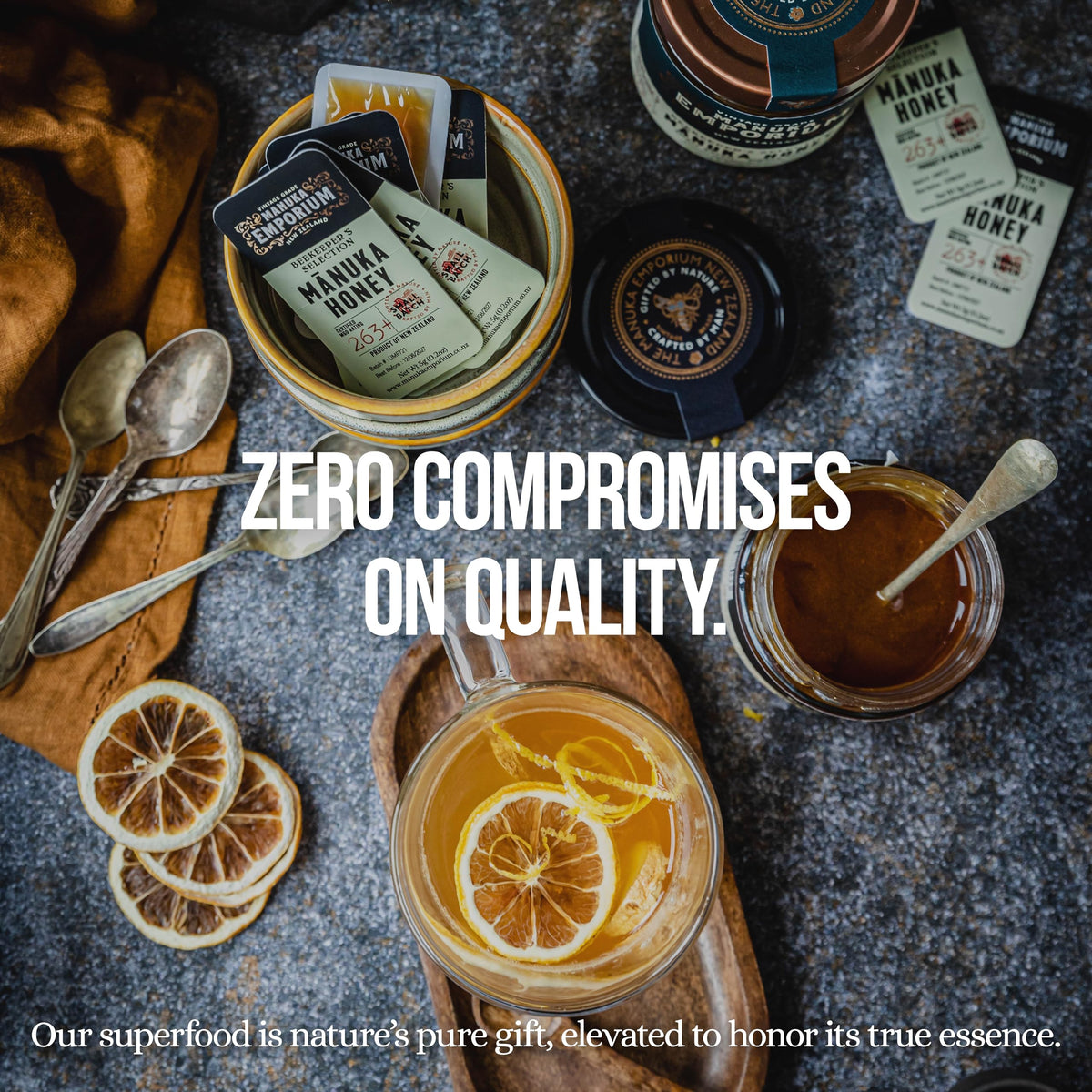Manuka Emporium Raw Manuka Honey Packets MGO 263+ | 24 x 0.18oz Snap Packs | Monofloral NZ Honey | UMF 10+ Equivalent | Travel-Friendly Wellness