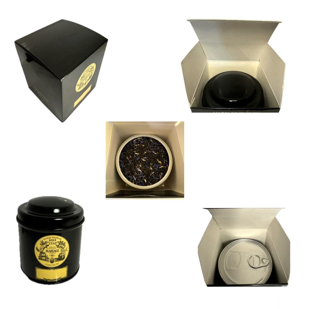 Mariage Frères Earl Grey French Blue – Black Tea, Loose Tea 100 g (3.5 oz)