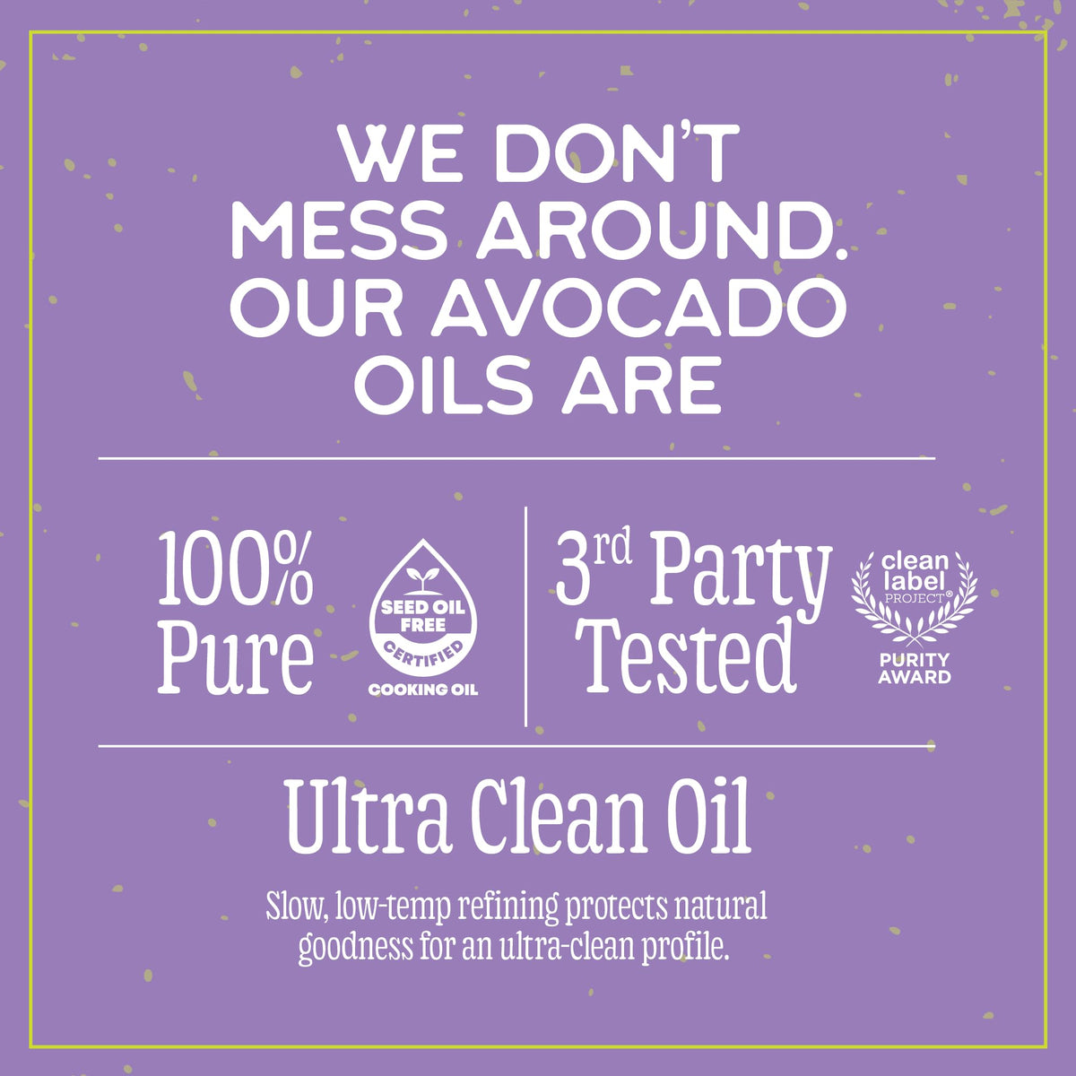 Marianne’s Organic Avocado Oil – 100% Pure, High-Heat Up to 500°F | Clean Label Project Purity Award