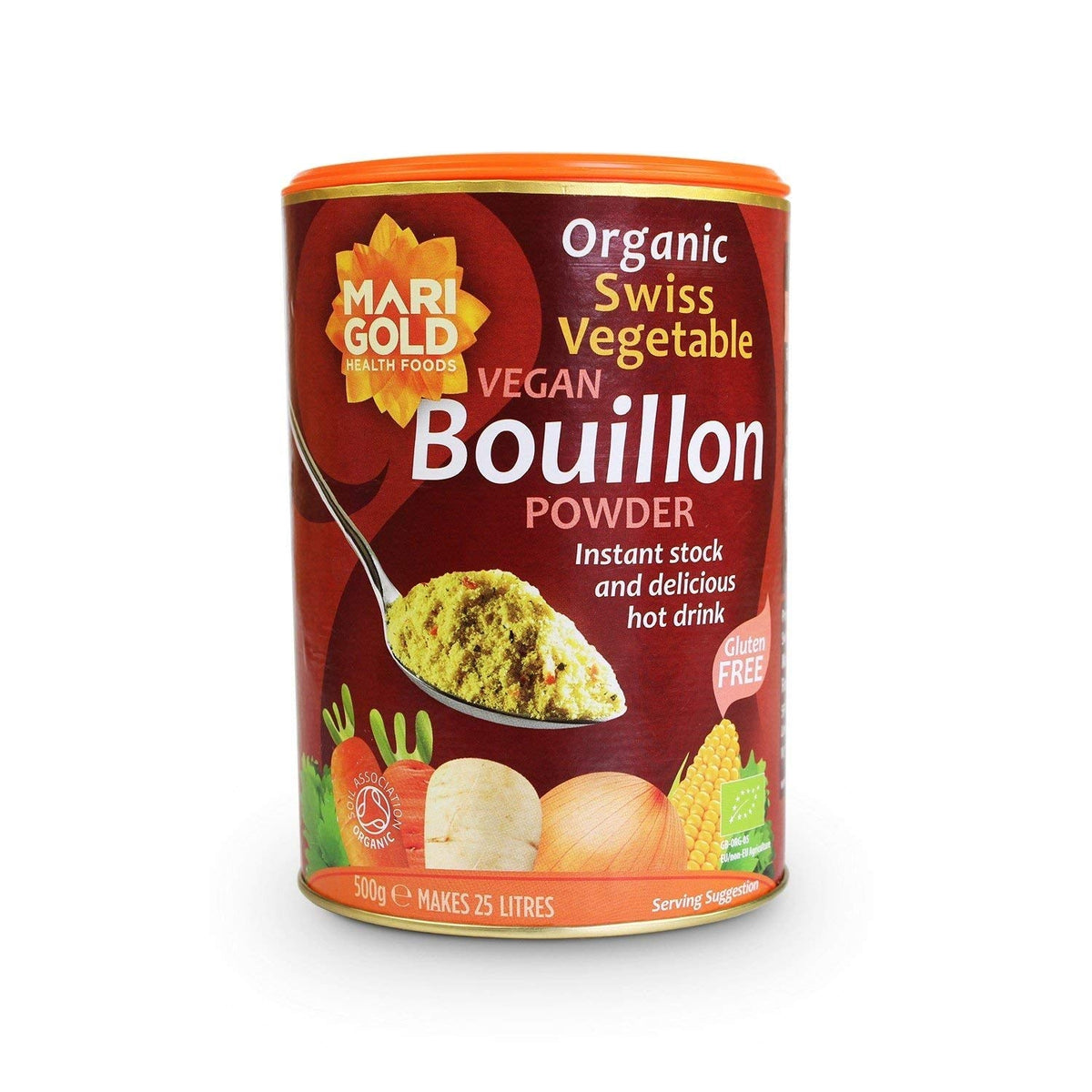 Marigold Organic Swiss Vegetable Vegan Bouillon Powder - 500g