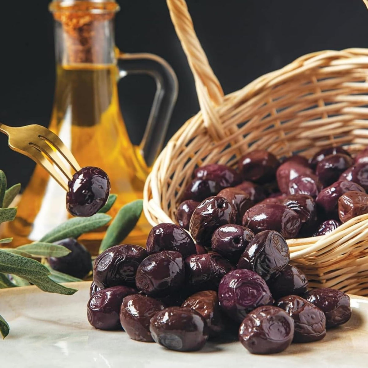 Marmarabirlik Black Olives – Turkish Dry-Cured, Hand-Picked, 28 oz | Vegan, Kosher & Halal