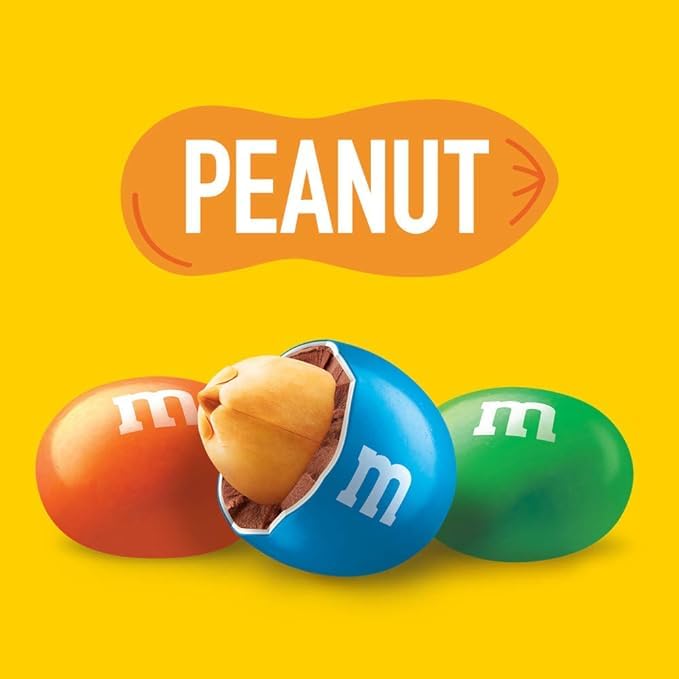 Mashbox M&M Peanut Chocolate Candy – 2 lb Extra Large Party Size