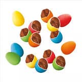 MASHBOX Easter Mini Eggs Rainbow Colors – 2 lb Milk Chocolate with Crisp Sugar Shell