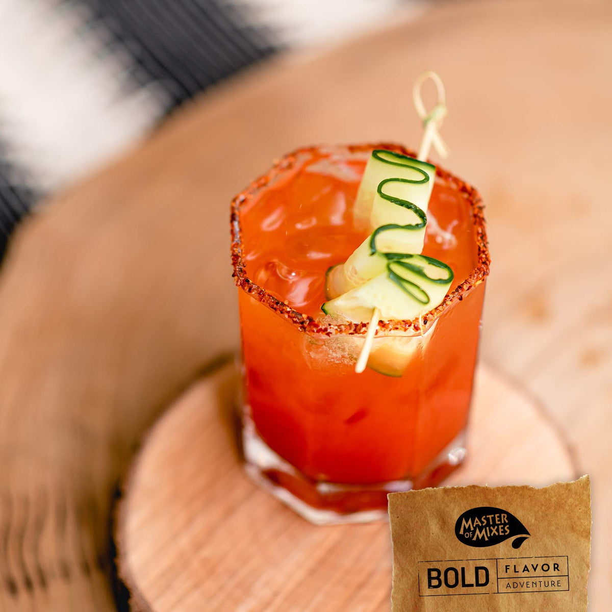 Master of Mixes Loaded Bloody Mary Drink Mix – Ready to Use, 1.75L Bottle, Pack of 3