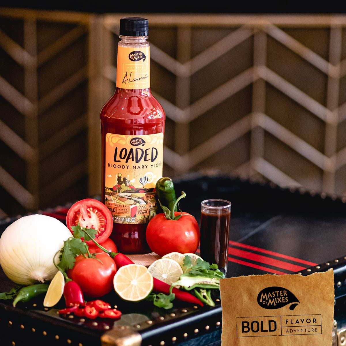 Master of Mixes Loaded Bloody Mary Drink Mix – Ready to Use, 1.75L Bottle, Pack of 3