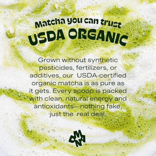 MATCHA DNA Certified Organic Matcha Green Tea Powder – 12 oz Bag