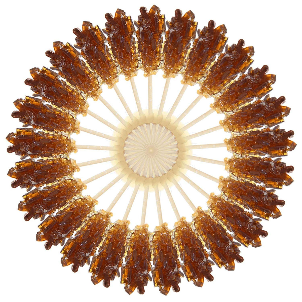 Matchaccino Rock Candy Sugar Sticks – Individually Wrapped Brown Cane Sugar Stirrers (25 Pack)