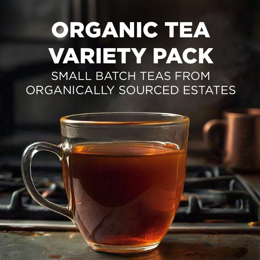 Maud's 9 Blend Organic Tea Pods Variety Pack – 48ct | Keurig Compatible