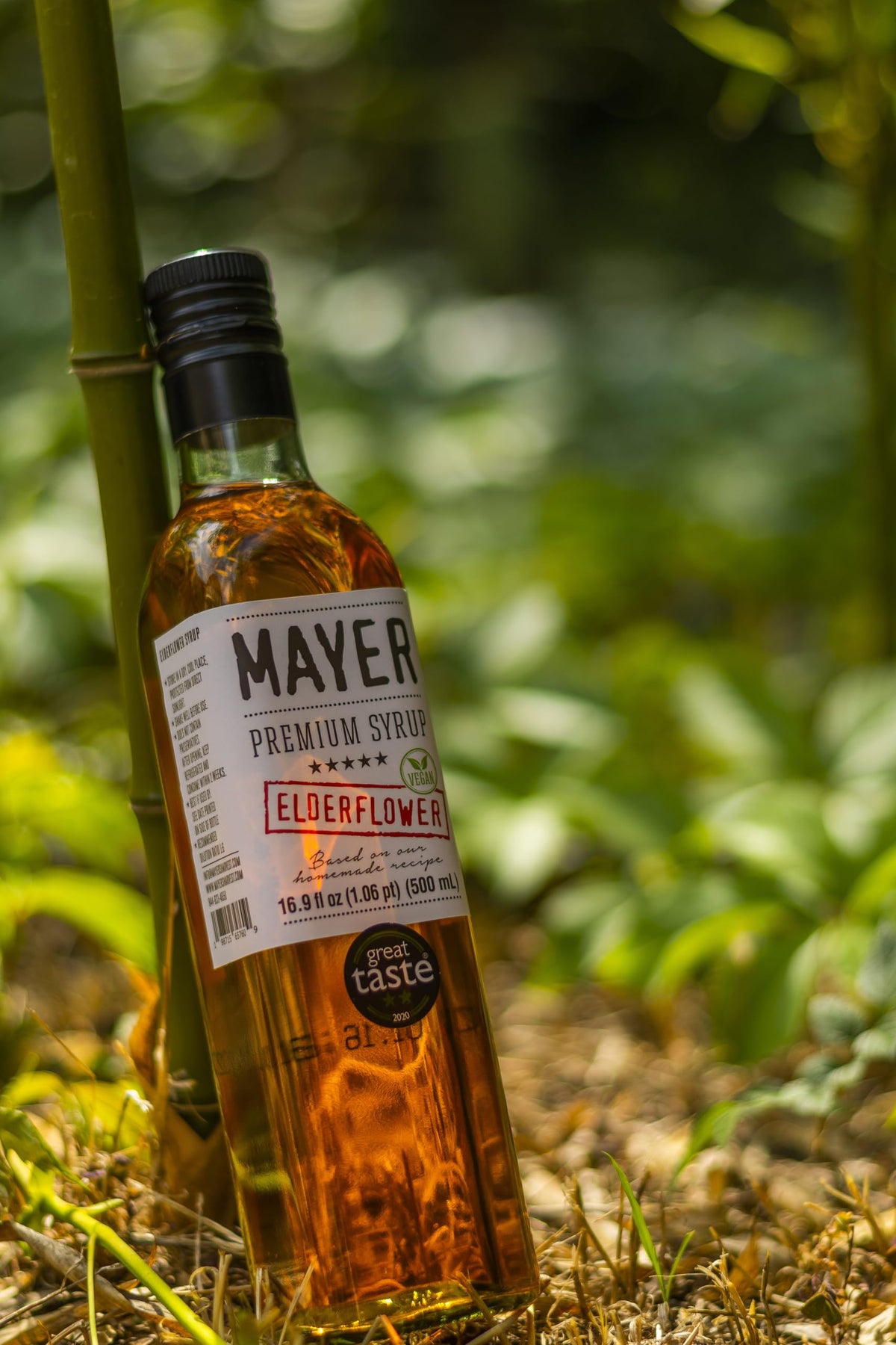 Mayer Elderflower Syrup (Cordial) – Real Elderflowers, 3 Natural Ingredients, Award-Winning