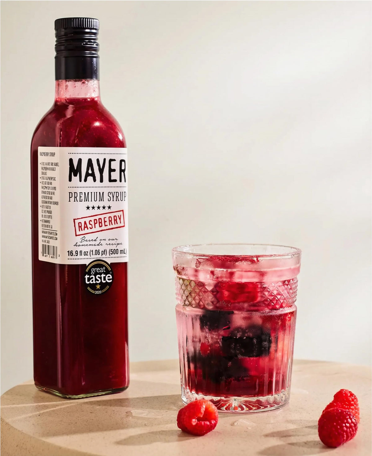 Mayer Raspberry Syrup – Artisanal Hungarian Craft with Real Raspberries