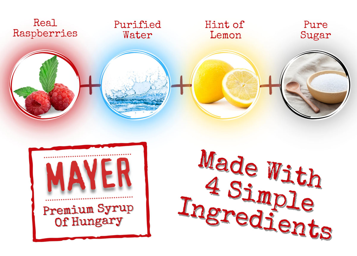 Mayer Raspberry Syrup – Artisanal Hungarian Craft with Real Raspberries