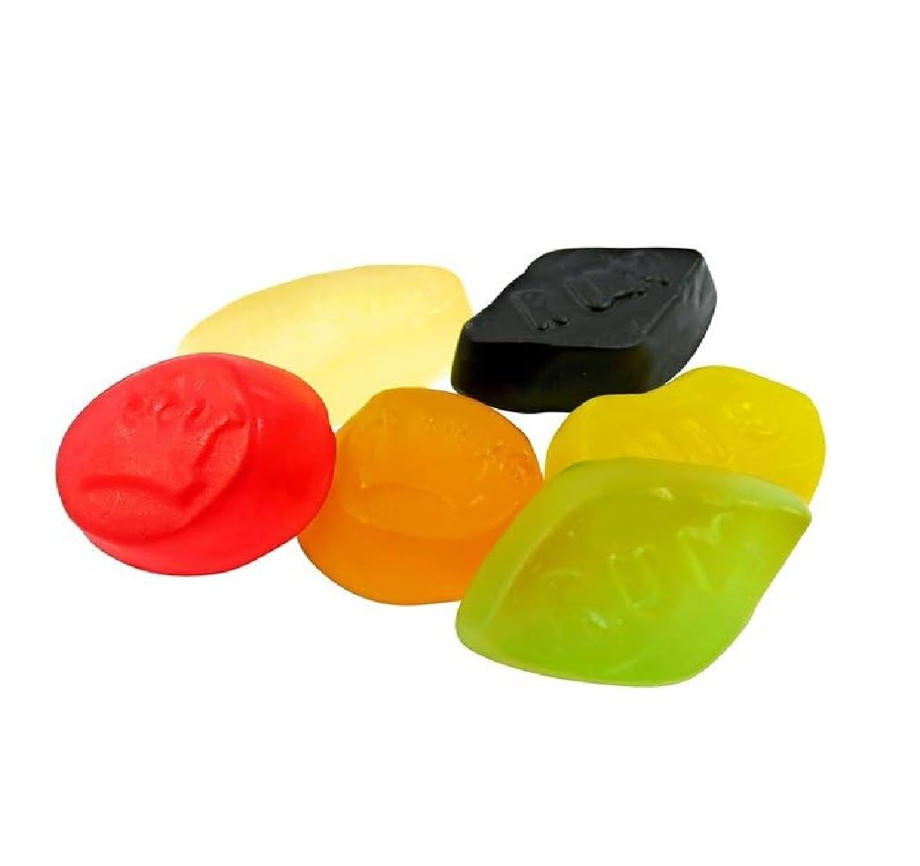 Maynards Bassetts Wine Gums Bag 165g (Pack of 6) – Chewy Fruity Treats