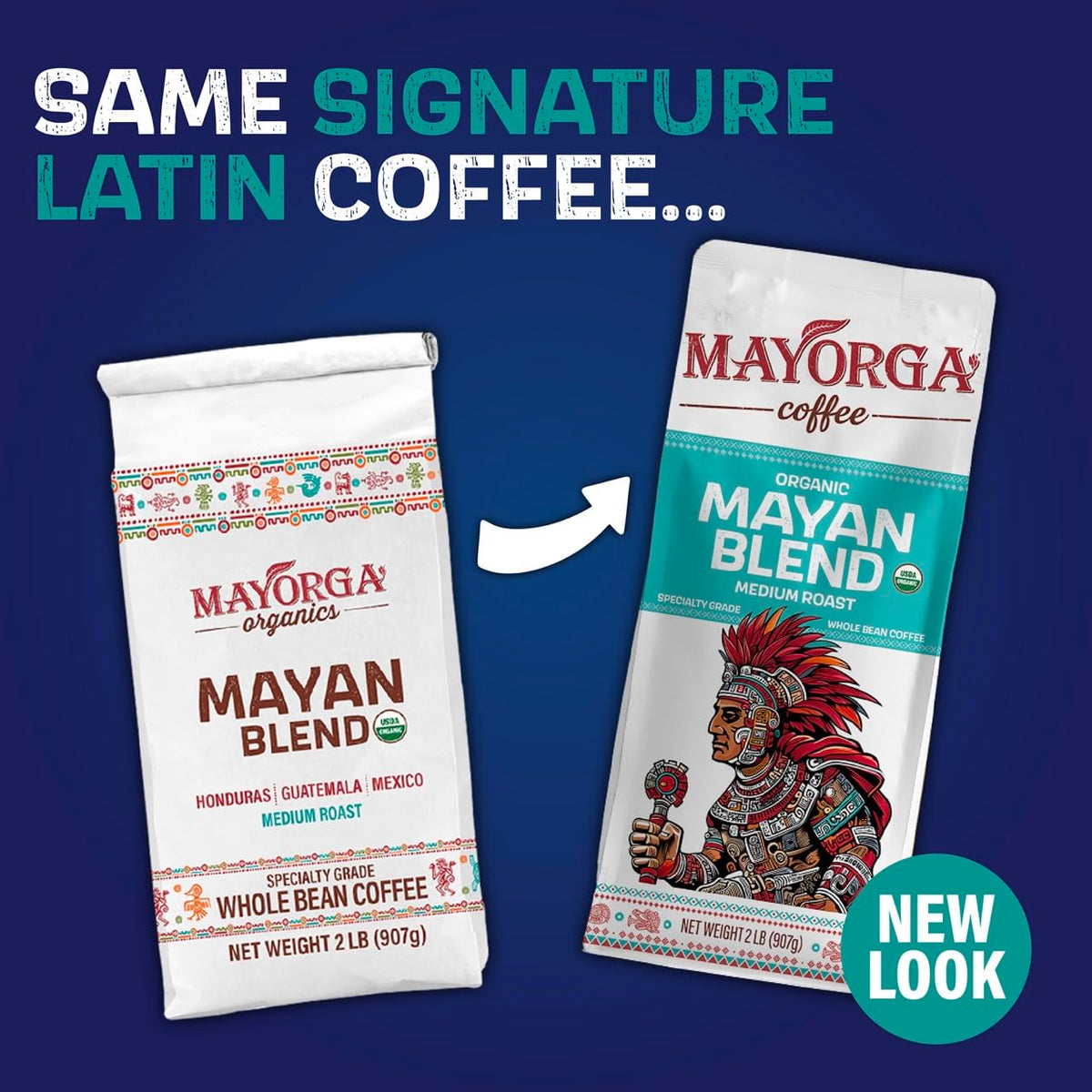 Mayorga Organic Coffee 2lb Mayan Blend – Medium Roast, 100% Arabica, Slow-Roasted