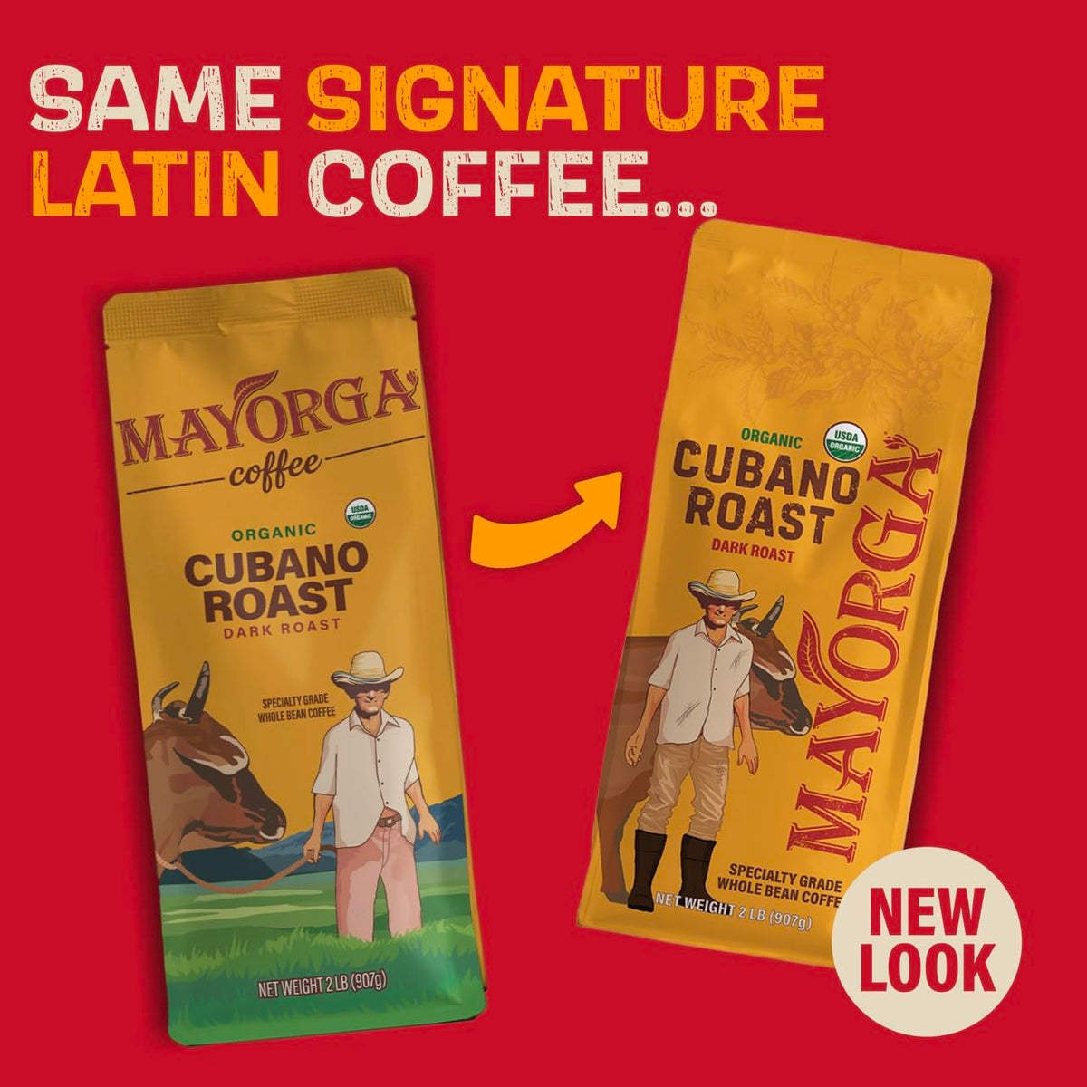 Mayorga Cafe Cubano Organic Coffee – 2lb Dark Roast Whole Bean