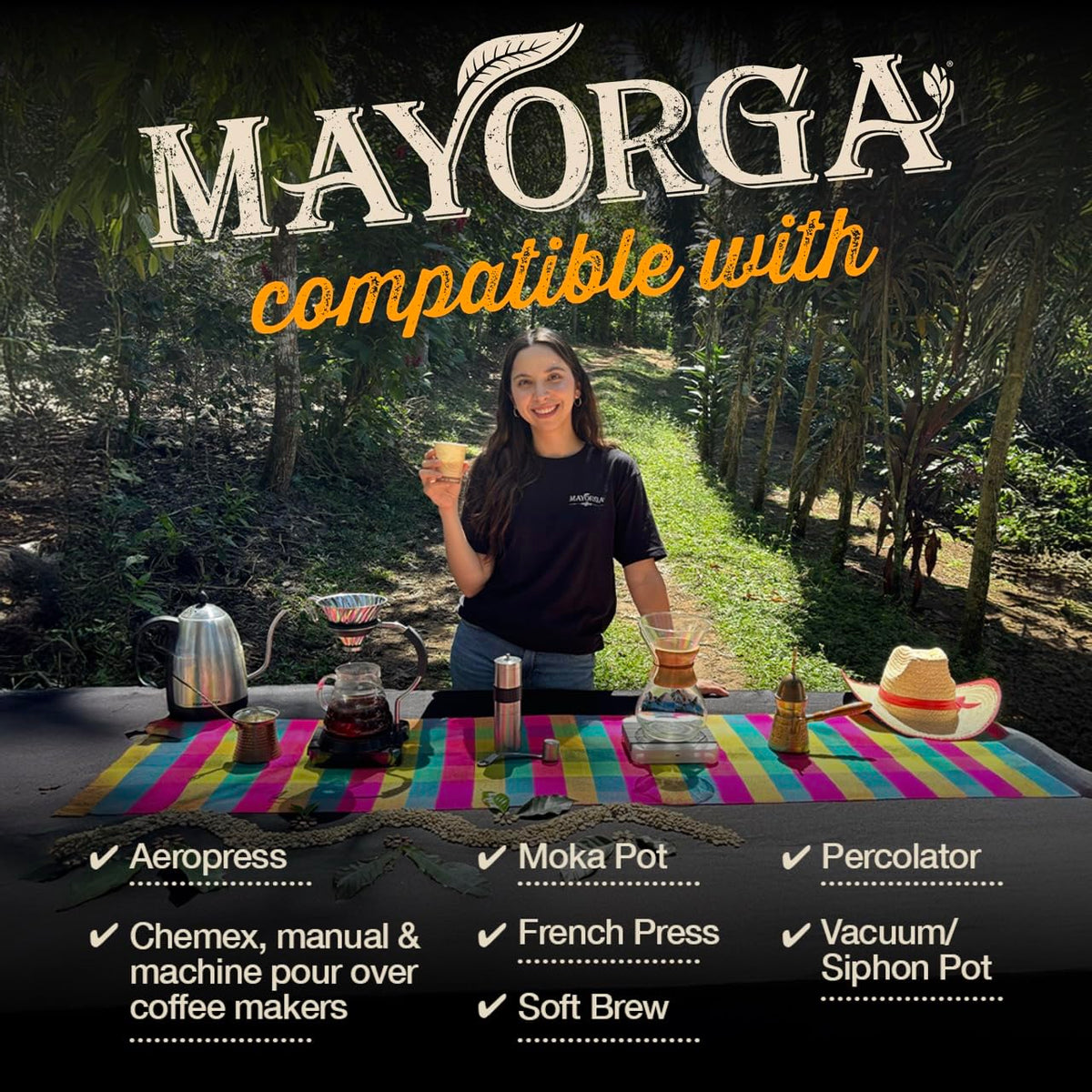 Mayorga Cafe Cubano Organic Coffee – 2lb Dark Roast Whole Bean