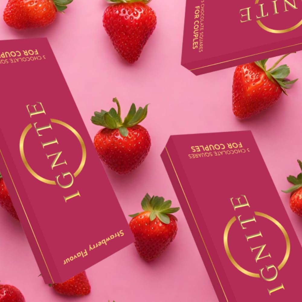 MBDH Wellness Ignite Strawberry Chocolate Squares – 60% Cocoa & Strawberry Fusion